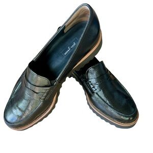Paul Green Women’s Black Patent Leather Loafers Black Size 8.5 US